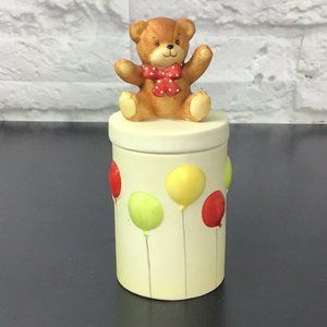 Vintage Enesco Rigglets Lucy & Me Teddy Bear Jar
